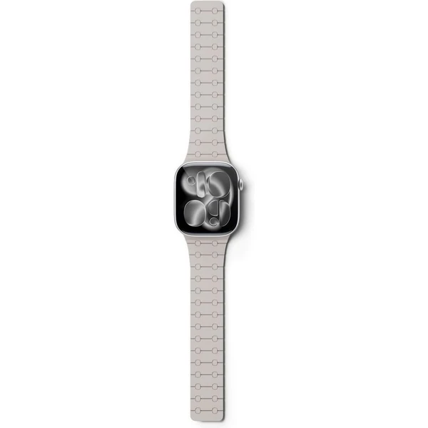Epico Magnetic+ silikonový řemínek pro Apple Watch 49/46/45/44/42mm hvězdně bílý - Řemínky - Obrázek Q0SJ000K01