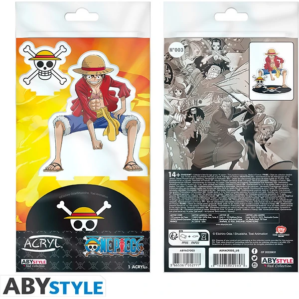 Akrylová 2D figurka Abysse Corp One Piece - Monkey D. Luffy 10 cm - Figurky - Obrázek Q0VD000L01