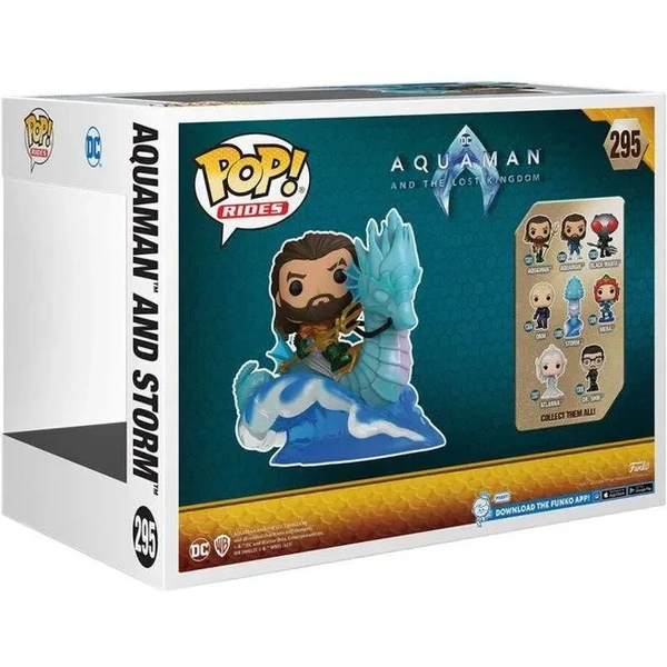 Funko POP! #295 Ride DLX: Aquaman and the Lost Kingdom - Aquaman on Storm - Funko POP! - Obrázek Q16D000P01