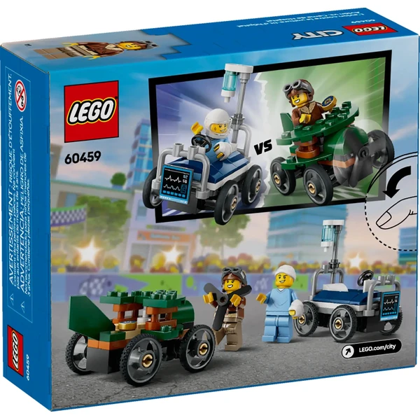 LEGO City 60459 Závodní balíček: Letadlo vs. nemocniční lůžko - LEGO - Obrázek Q1SE000J01