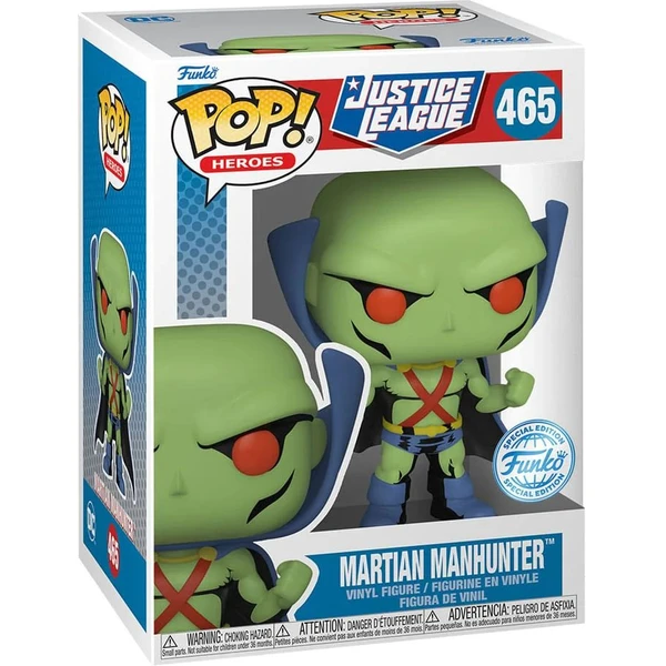 Funko POP! #465 Heroes: Justice League Comic - Martian Manhunter - Funko POP! - Obrázek Q2L8000K01