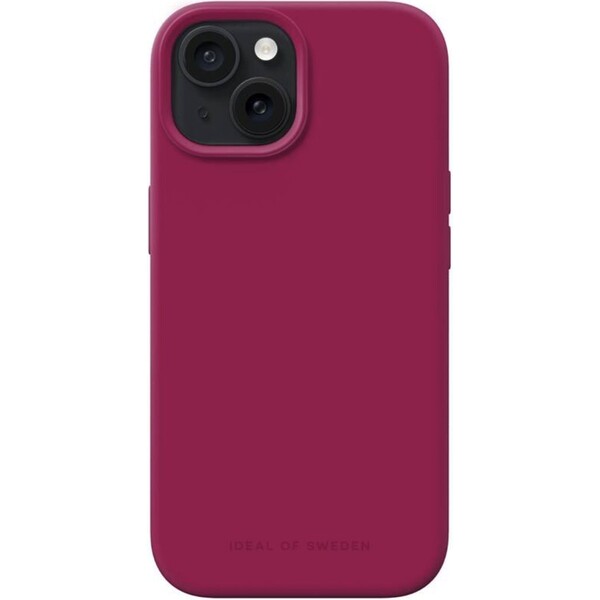 Levně iDeal Of Sweden silikonový zadní kryt iPhone 15 tmavě růžový