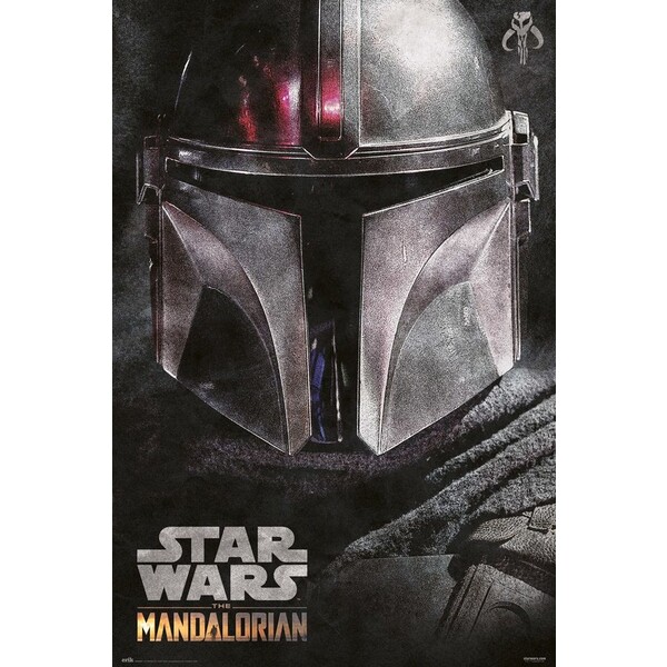 Levně Plakát Star Wars: The Mandalorian - Helmet (138)