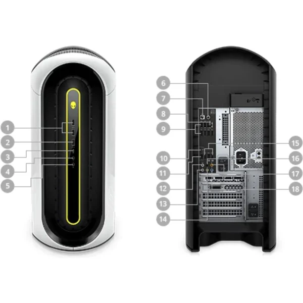 Dell Alienware Aurora R10 AMD RTX 3080 (D-AWR10-N2-752K) černý - Stolní počítače - Obrázek Q5TFF00101