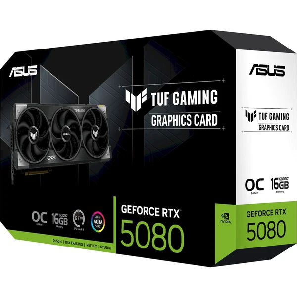 ASUS TUF Gaming NVIDIA GeForce RTX 5080 16GB GDDR7 OC - Grafické karty - Obrázek Q6JB000O01