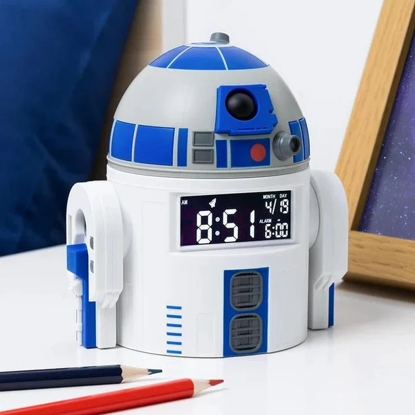 Budík Star Wars - R2D2 - Hodiny - Obrázek Q6U4000701