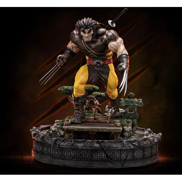 Soška Iron Studios Art Scale 1/10 Deluxe Marvel: X-Men Wolverine Unleashed 20,5 cm - Sochy a sošky - Obrázek Q7T7000L01