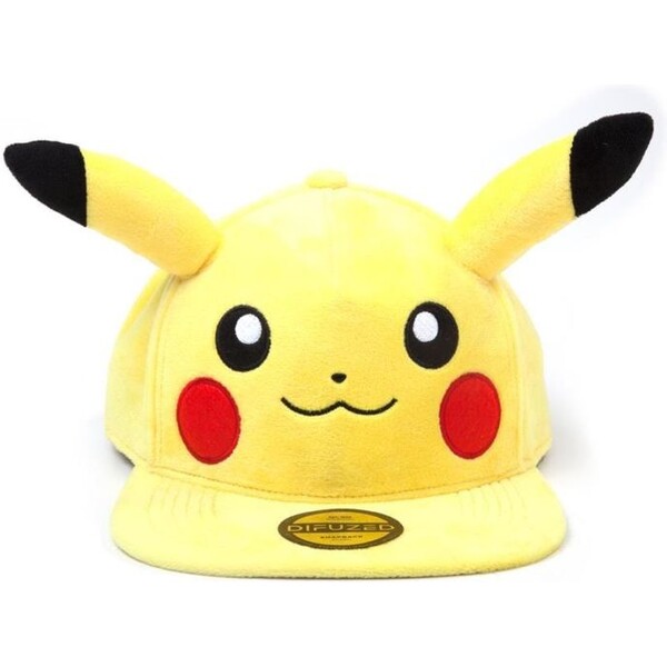 Levně Kšiltovka Pokémon - Pikachu - plyšová