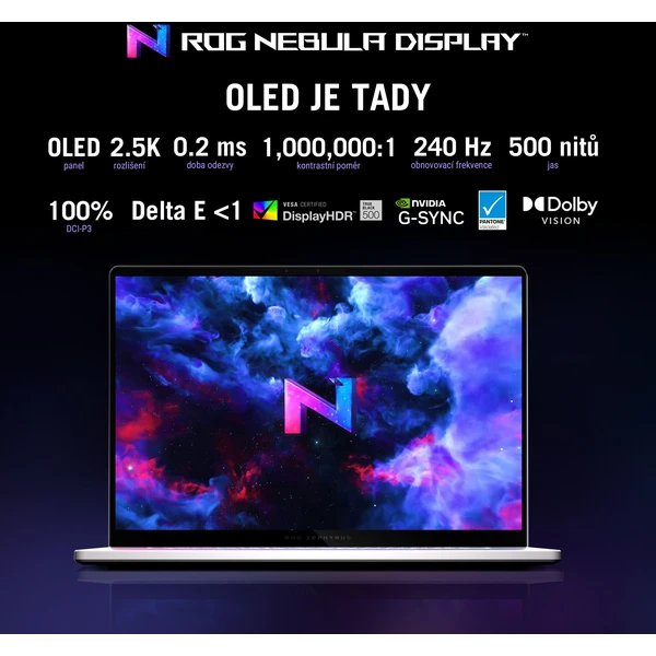 ASUS ROG Zephyrus G16 (GU605MI-NEBULA043W) bílý - Notebooky - Obrázek QD34000L01