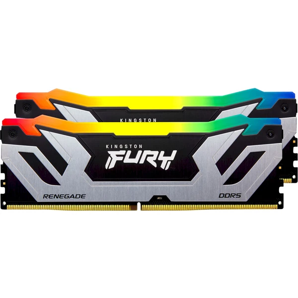 Kingston FURY Renegade Black RGB DDR5 32GB 7200MT/s CL38 DIMM (2x16GB) XMP - Operační paměti - Obrázek QPJE000K01