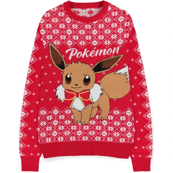 Vánoční svetr Pokémon - Eevee Christmas L - Mikiny a svetry - Hlavní obrázek