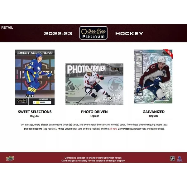 Hokejové karty Upper Deck O-Pee-Chee Platinum Hockey Blaster Box 2022-23 - Hokejové karty - Obrázek R0M3000L01
