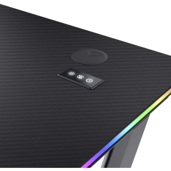 Trust GXT709 Luminius RGB herní stůl černý - Stoly - Obrázek R0XD000O01