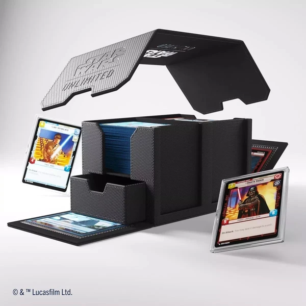 Gamegenic - Star Wars: Unlimited Double Deck Pod - Black - Boxy a krabičky na karty - Obrázek R1G3000N01