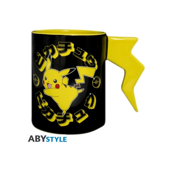 3D Hrnek Abysse Corp Pokémon - Pikachu Lightening Bolt 460 ml - Hrnky - Hlavní obrázek