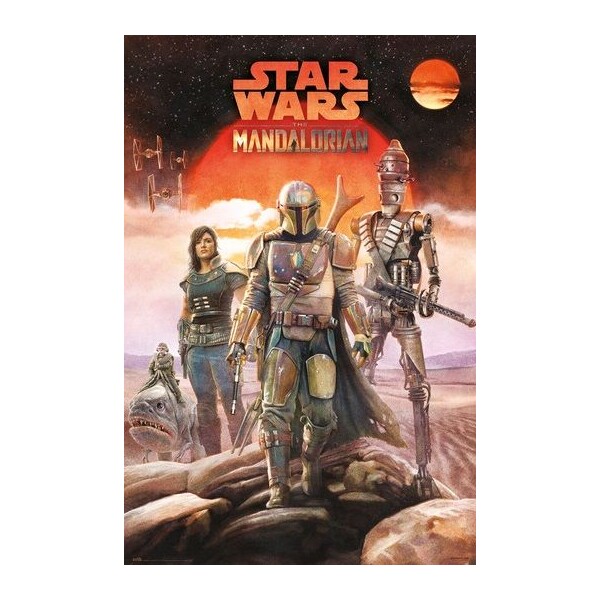 Levně Plakát Star Wars: The Mandalorian - Crew (139)