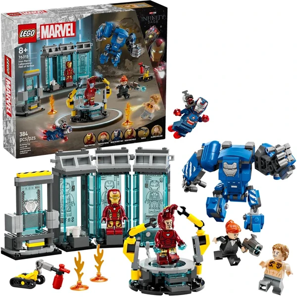 LEGO Marvel 76315 Iron Man a jeho laboratoř: Síň brnění - LEGO - Hlavní obrázek