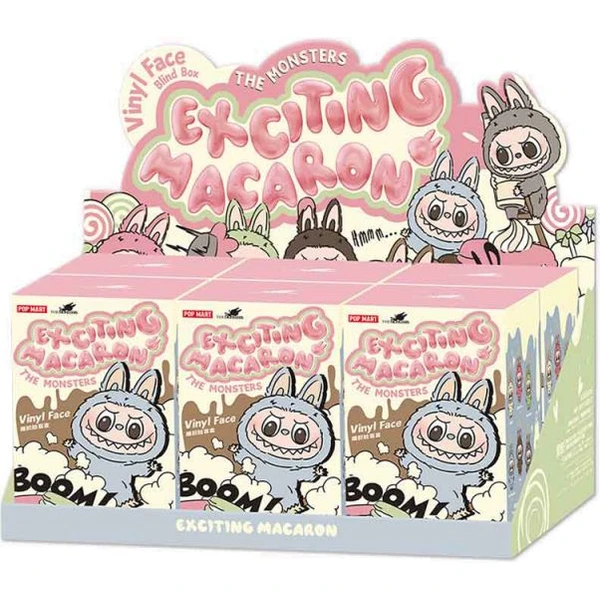POP MART Labubu The Monsters - Exciting Macaron Blind Box - Figurky - Obrázek RIJE000K01