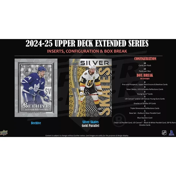 Hokejové karty 2024-25 Upper Deck Extended Series Hockey Hobby Box - Hokejové karty - Obrázek RQ1H000L01