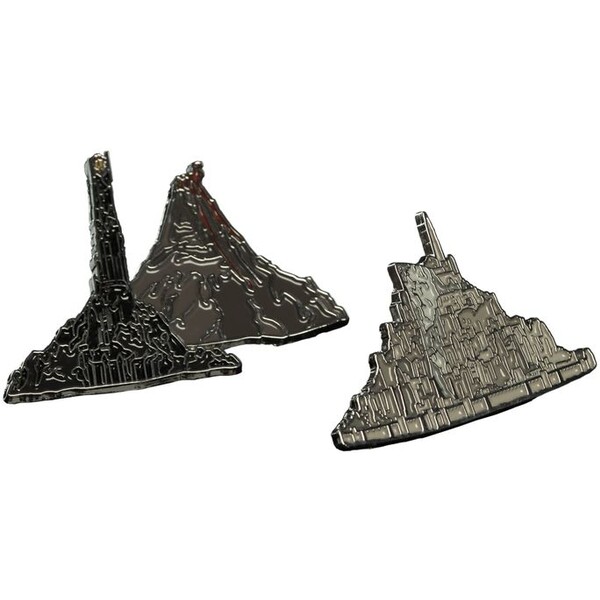 Set odznaků Lord of the Rings - Minas Tirith and Mount Doom