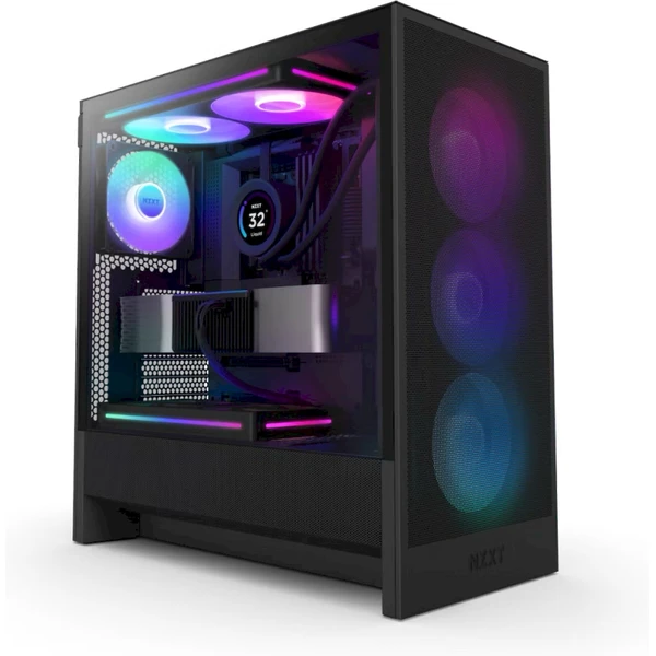 NZXT H5 Flow RGB černá - Počítačové skříně - Hlavní obrázek
