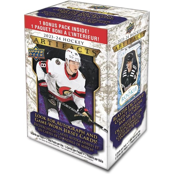 Levně Hokejové karty 2023-24 Upper Deck Artifacts Hockey Blaster Box