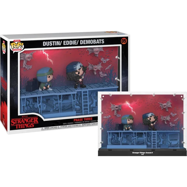 Funko POP! #05 Moments DLX: Stranger Things: Moment - Dustin/Eddie/Demobats Phase Three - Funko POP! - Hlavní obrázek