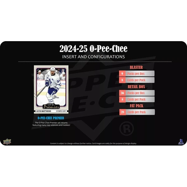 Hokejové karty 2024-25 Upper Deck O-Pee-Chee Hockey FAT Balíček - Hokejové karty - Obrázek S23D000O01