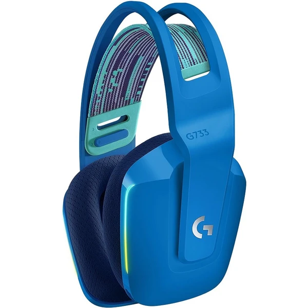 Logitech G733 LIGHTSPEED bezdrátová herní sluchátka 7.1 modrá - Sluchátka - Obrázek S23V000501