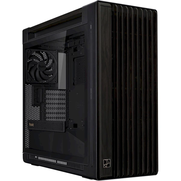 ASUS PROART PA602 Wood TG černá - Počítačové skříně - Hlavní obrázek