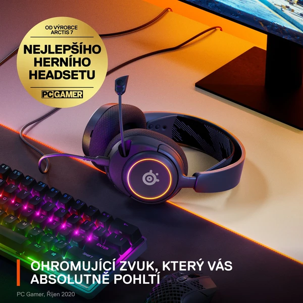 SteelSeries Arctis Nova 3 černá - Sluchátka - Obrázek S3FJ300401