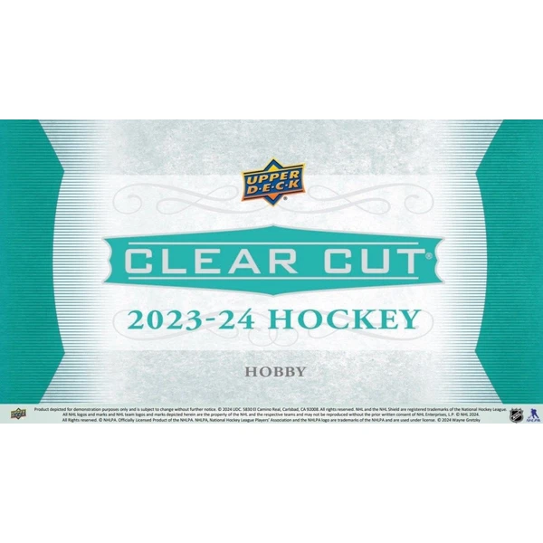 Hokejové karty 2023-24 Upper Deck Clear Cut Hockey Hobby Box - Hokejové karty - Obrázek S3YB000K01