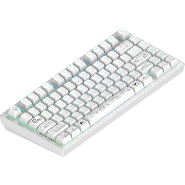 Dark Project ALU81A Terra Nostra mechanická mechanická klávesnice (US) bílá - Klávesnice - Obrázek S5IA000O01