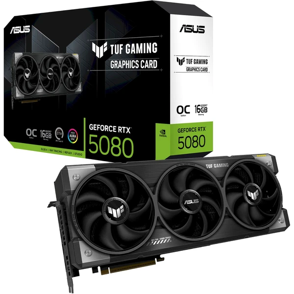 ASUS TUF Gaming NVIDIA GeForce RTX 5080 16GB GDDR7 OC - Grafické karty - Obrázek S6JB000O01