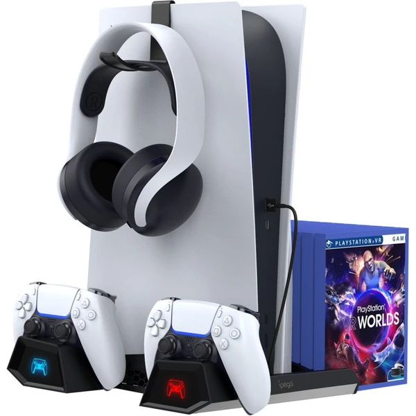 iPega P5023 nabíjecí stanice s chlazením pro PS5 černá - Dokovací stanice - Obrázek S9YX600301