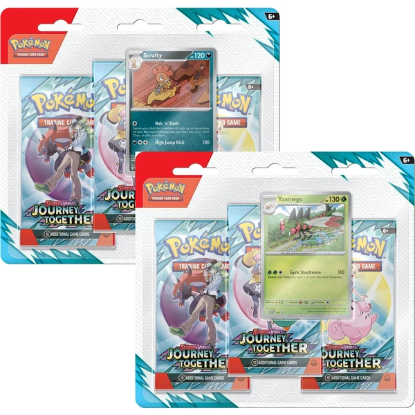 Pokémon TCG: SV09 Journey Together - 3 Blister Booster - Pokémon karty - Hlavní obrázek