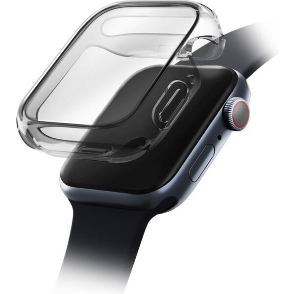 Levně UNIQ Garde Hybrid TPU+PC pouzdro Apple Watch (45mm) kouřové