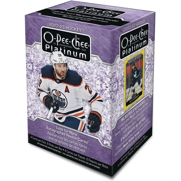 Hokejové karty Upper Deck O-Pee-Chee Platinum Hockey Blaster Box 2022-23 - Hokejové karty - Hlavní obrázek