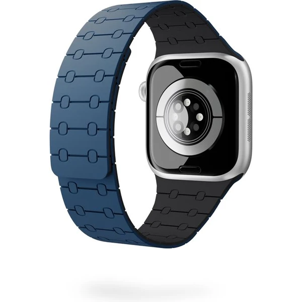 Epico Magnetic+ silikonový řemínek pro Apple Watch 49/46/45/44/42mm modrý - Řemínky - Obrázek T0SJ000K01