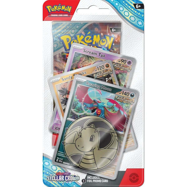 Pokémon TCG: SV07 Stellar Crown - Premium Checklane Blister - Pokémon karty - Obrázek T0U6000P01