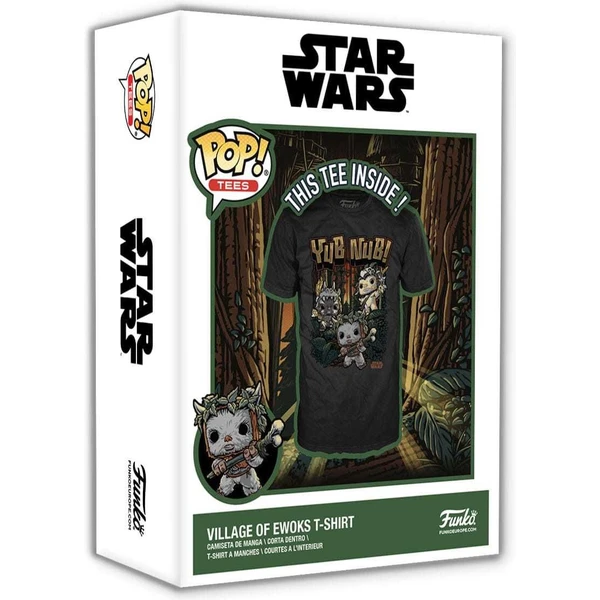 Funko Boxed Tee: Star Wars: Return of the Jedi - Ewok M - Trička - Obrázek T1OA000P01
