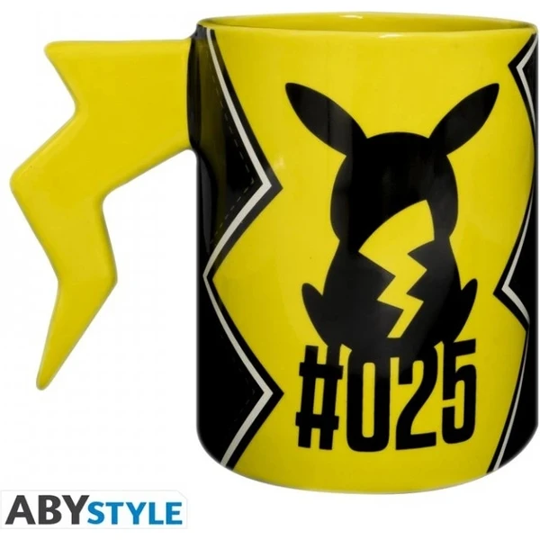 3D Hrnek Abysse Corp Pokémon - Pikachu Lightening Bolt 460 ml - Hrnky - Obrázek T2EF000L01