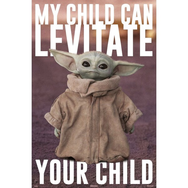 Levně Plakát Star Wars: The Mandalorian - Baby Yoda (141)
