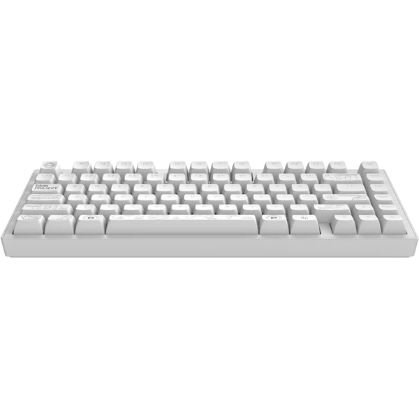 Dark Project ALU81A Terra Nostra mechanická mechanická klávesnice (US) bílá - Klávesnice - Obrázek T5IA000O01
