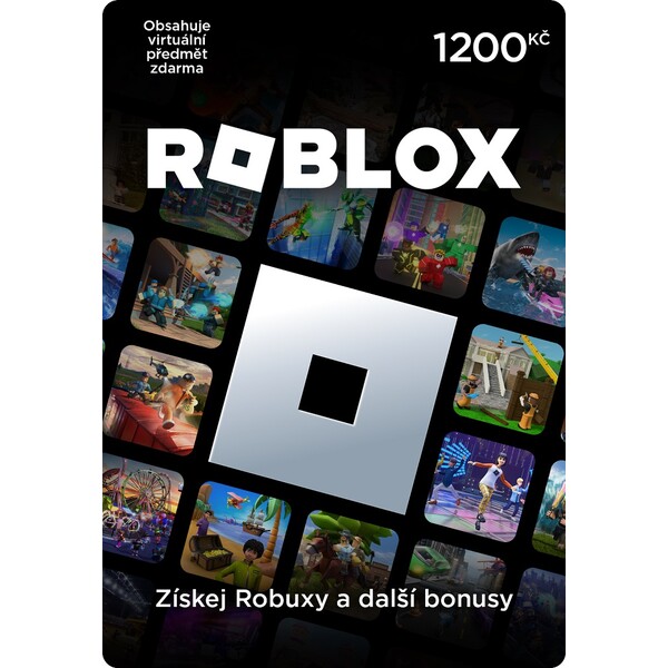 Digitální dárková karta Roblox 1200 CZK (online kód)