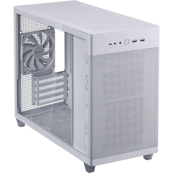 ASUS Prime AP201 TG skříň bílá - Počítačové skříně - Obrázek TK84000601