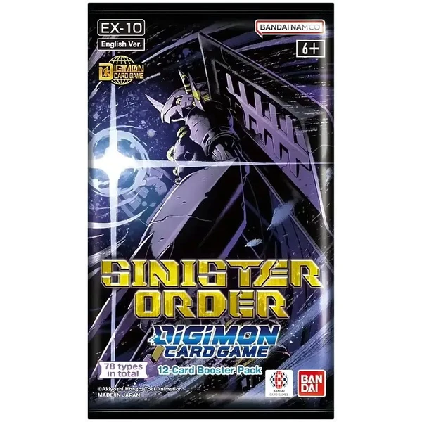 Digimon Card Game Sinister Order EX-10 Extra Booster Box (24 boosterů) - Sběratelské karty a nálepky - Obrázek TM3J000K01