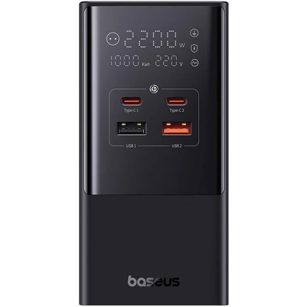 Baseus Nabíjecí stanice PowerCombo Tower 100W EU černá - Nabíječky - Obrázek TMS5000N01