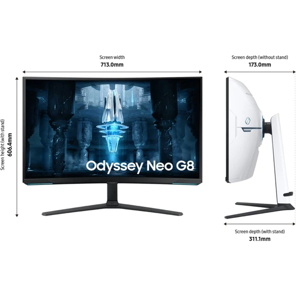 Samsung Odyssey G8 Neo Mini LED monitor 32" - Monitory - Obrázek TQ9N300401