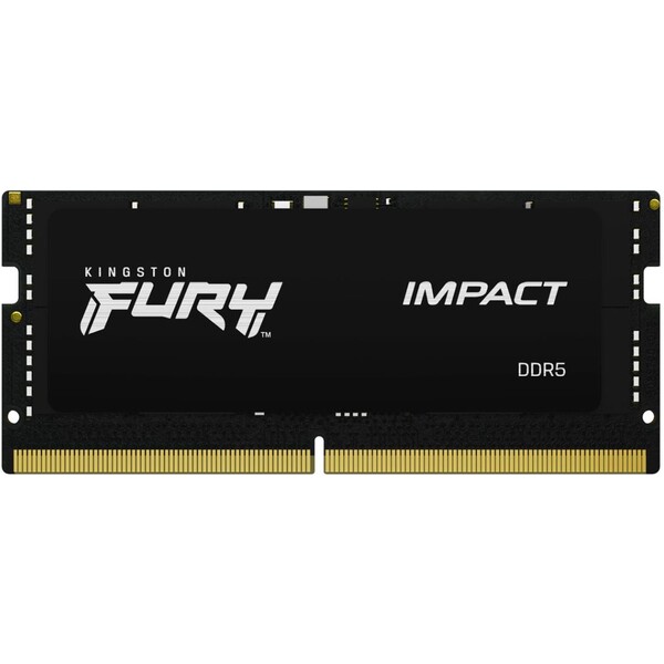 Levně Kingston Fury Impact 16GB 4800MHz CL38 DDR5 SO-DIMM Black